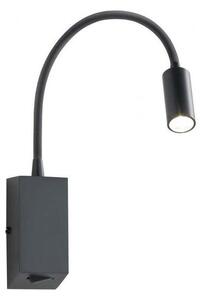 Redo 01-1194 - LED Flexibel liten lampa HELLO LED/3W/230V svart