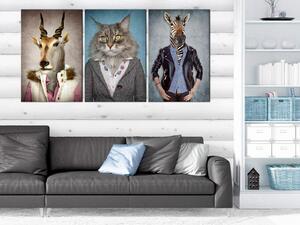 Tavla - Menagerie (3 Parts) - Premium print 120x60