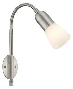 GLOBO 5453-1W - Flexibel liten lampa 1xE14/40W/230V
