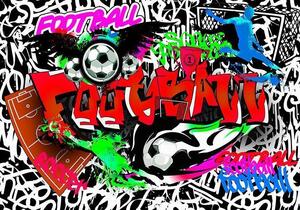 Fototapet - Football Passion - Självhäftande 98x70