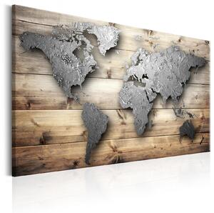 Anslagstavla - Silver World - 60x40