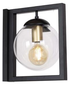 Klausen 101005 - Vägglampa REY 1xE27/7W/230V svart