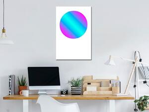Tavla - Circle Gradient (1 Part) Vertical - Premium print 80x120