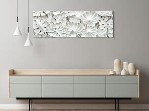 Tavla - Alabaster Garden (1 Part) Narrow - På italiensk konstnärsduk 135x45
