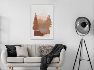 Tavla - Autumn in the Mountains (1 Part) Vertical - Premium print 40x60