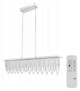 Globo 68405-24H - LED Ljusreglerad kristall ljuskrona på snöre LED/24W/230V + +Fjärrkontrol