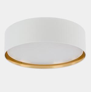 Taklampa BILBAO 4xE27/15W/230V d. 60 cm vit /gold