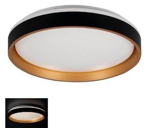 Kanlux 37324 - LED taklampa SOLN LED/17,5W/230V diameter 38 cm svart/guld