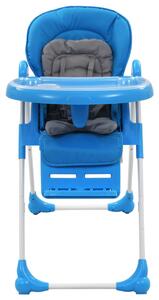 Barnstol blå och grå