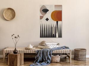 Tavla - Sun Behind the Mountains (1 Part) Vertical - Premium print 40x60