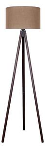 Duolla - Golvlampa 1xE27/60W/230V diameter 44 cm brun/wenge