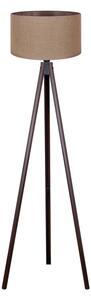 Duolla - Golvlampa 1xE27/60W/230V diameter 44 cm brun/wenge