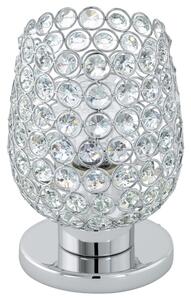Eglo 94899 - Kristall Bordslampa BONARES 1 1xE27/60W/230V