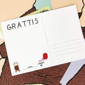 Alfons Åberg MiniPosters / Grattiskort 5-pack - Med Grattis-text
