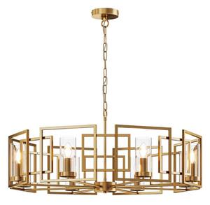 Maytoni H009PL-08G - Ljuskrona på kedja BOWI 8xE14/40W/230V