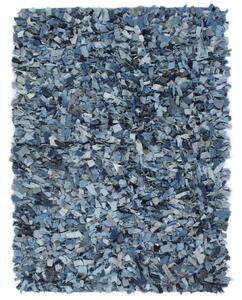 Shaggy-matta denim 120x170 cm blå