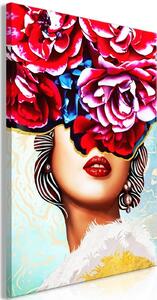 Tavla - Sweet Lips (1 Part) Vertical - På italiensk konstnärsduk 60x90