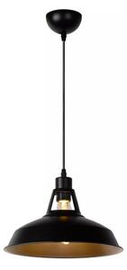 Lucide 43401/31/30 - Hängande lampa mässing-BIS 1xE27/60W/230V svart