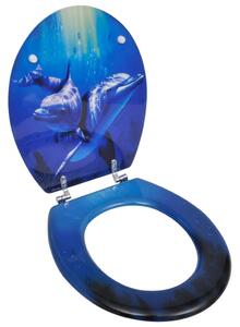 Toalettsits MDF lock delfiner