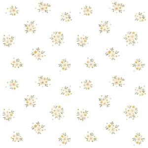Retro Floral Non Woven / Easy Up-Tapet