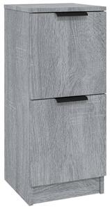 Byrå grå sonoma 30x30x70 cm konstruerat trä