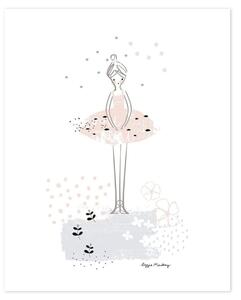Prima Ballerina Poster - 40x50 cm