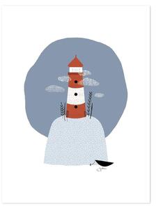 The Lighthouse Poster - 30x40 cm