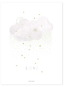 Sweet Love (Grey) Poster - 30x40 cm