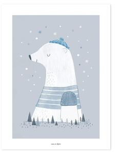 Olaf The Polar Bear Poster - 30x40 cm