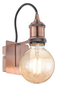 Ideal Lux - Vägglampa FRIDA 1xE27/60W/230V koppar