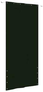 Balkongskärm mörkgrön 120x240 cm oxfordtyg