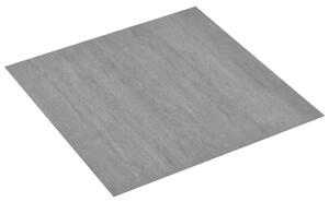 Självhäftande PVC-golvplankor 5,11 m² grå strimmor