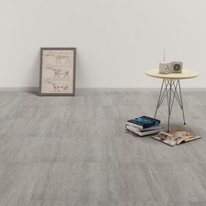Självhäftande PVC-golvplankor 5,11 m² grå strimmor