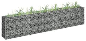 Planteringsgabion upphöjd galvaniserat stål 270x30x60 cm