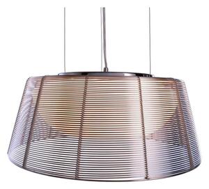 Deko-Light 342031 - Ljuskrona med textilsladd FILO 3xE27/60W/230V diameter 39 cm silver