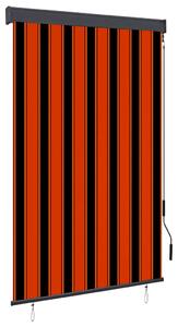 Rullgardin utomhus 120x250 cm orange och brun