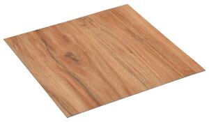 Självhäftande golvplankor 5,11 m² PVC ljust trä