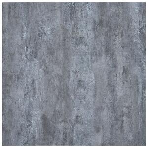 Självhäftande golvplankor 5,11 m² PVC grå marmor