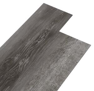 Självhäftande PVC-golvplankor 5,21 m² 2 mm randigt trä