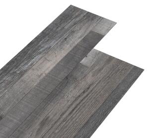 Självhäftande PVC-golvplankor 5,21 m² 2 mm industriellt trä