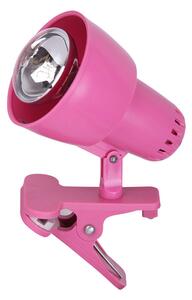 Rabalux 4359 - lampa med klämma 1xE14/40W/230V rosa
