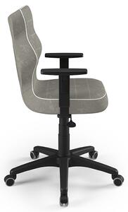 Entelo Ergonomisk skrivbordsstol för barn Duo Black Visto 03 grå