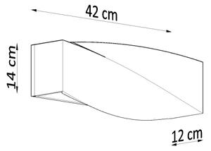 Brilagi - LED väggbelysning KERRY 1xE27/7,5W/230V keramik/vit