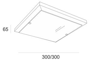 Taklampa 1xE27/60W/230V - FSC certifierade