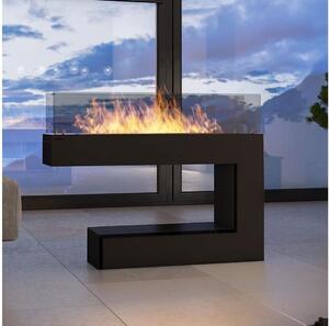 InFire - BIO eldstad 110x92 cm 3kW svart