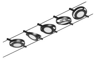 Paulmann 94418 - KIT 5xLED/4,5W Spotlight ROUNDMAC 230V svart