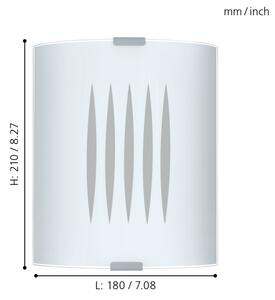 EGLO 83132 - Väggbelysning GRAFIK 1xE27/60W