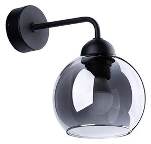 Sollux SL.1139 - Vägglampa ALINO 1xE27/60W/230V svart