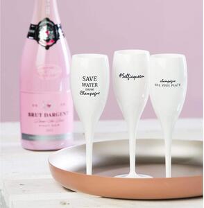 CHEERS Champagneglas - Save water drink champagne - 6-pack