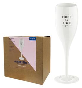 CHEERS Champagneglas - Think less love more - 6-pack
